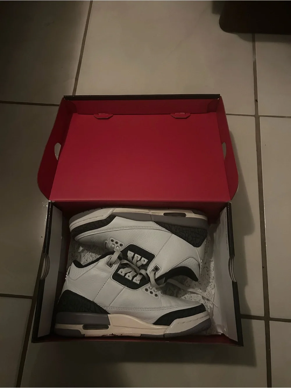 Jordan White and Black Men's Sneakers